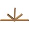 Ekena Millwork Kennewick Timber Gable Bracket, Western Red Cedar, 72"W x 42"H x 3 1/2"D x 3 1/2"F, 14/12 Pitch GBW072X42X0404KEN00SWR - alternate 2